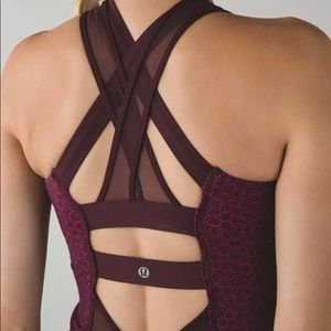 LULULEMON Rare Star Pixel and Mesh Tank